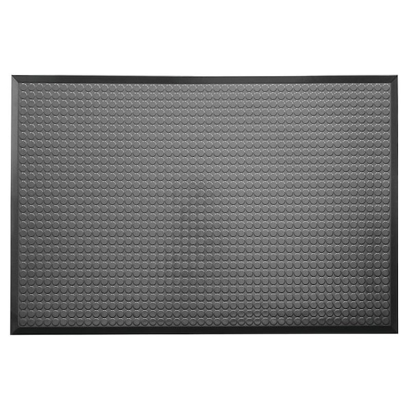 Ergomat Ergomat Infinity Deluxe Black ESD 4ft x 9ft Anti-Fatigue Floor Mat IND0409-BK-ESD - main